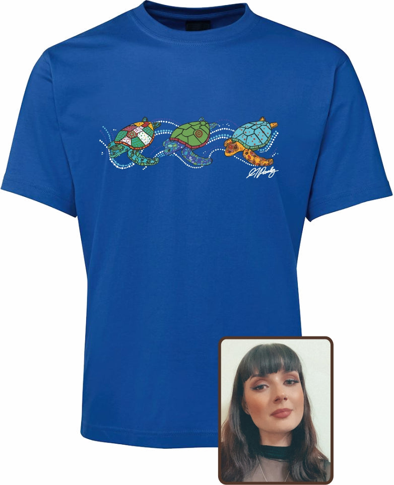 T Shirt Kids Regular Fit - Alisha Pawley, Turtles Design - Fair Dinkum Gifts