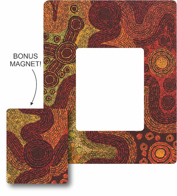 Photo Frame Magnet - Alison Munti Riley (Orange)