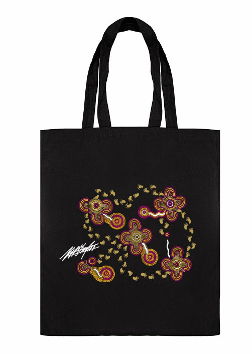 Shopping Tote Bag - On Walkabout Wine By Karen Taylor - Fair Dinkum Gifts