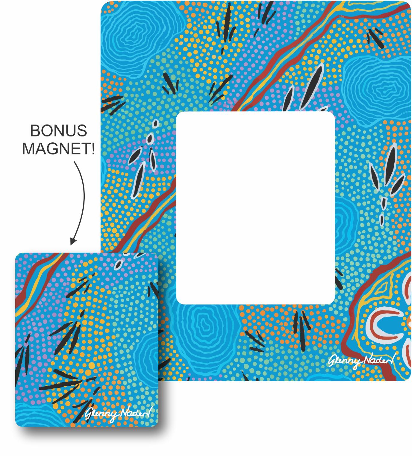 Photo Frame Magnet - Bush Tucker Gathering