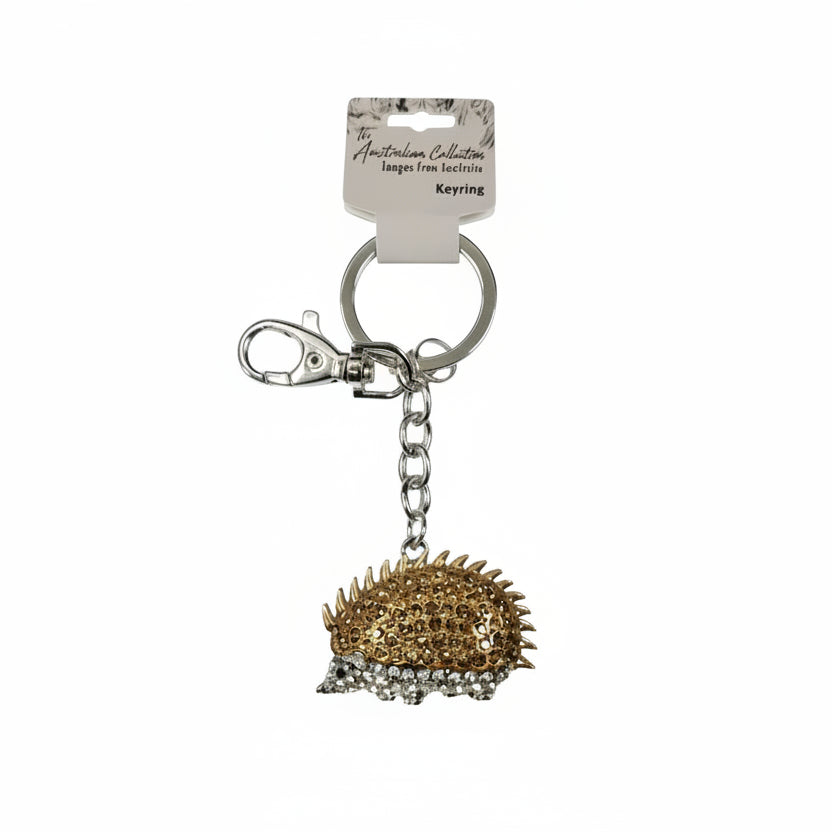 Keychain with echidna design