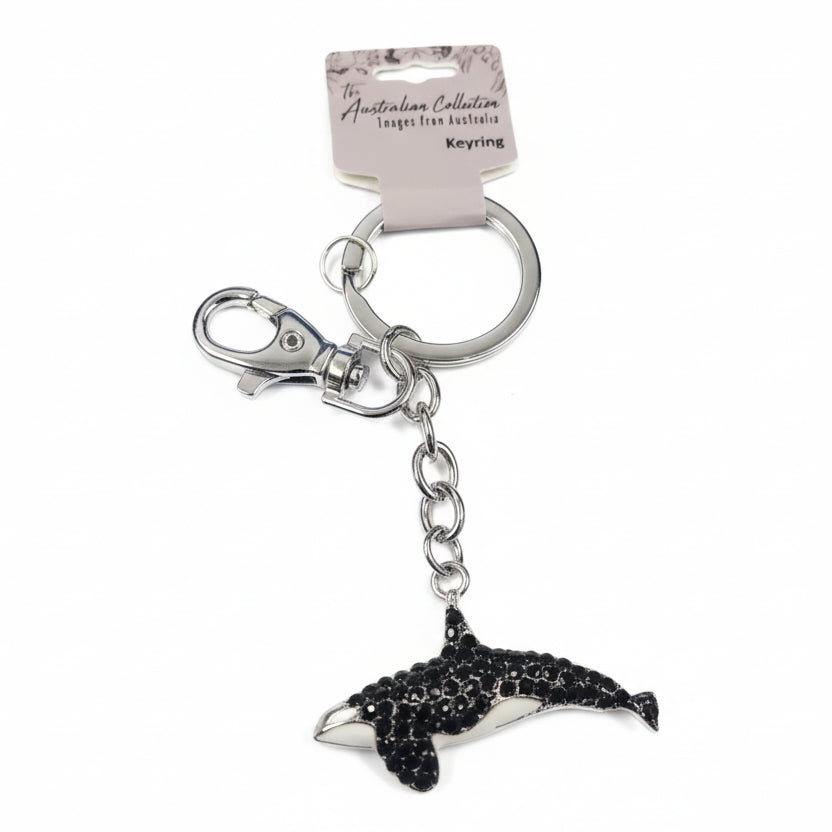 Bling Keyring Orca
