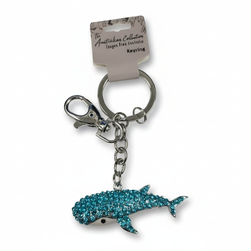 Bling Keyring Whaleshark Blue