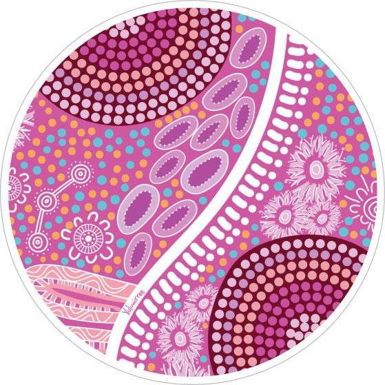 Aboriginal Ceramic Coasters - Women's Journey By Debbie Scott - Fair Dinkum Gifts