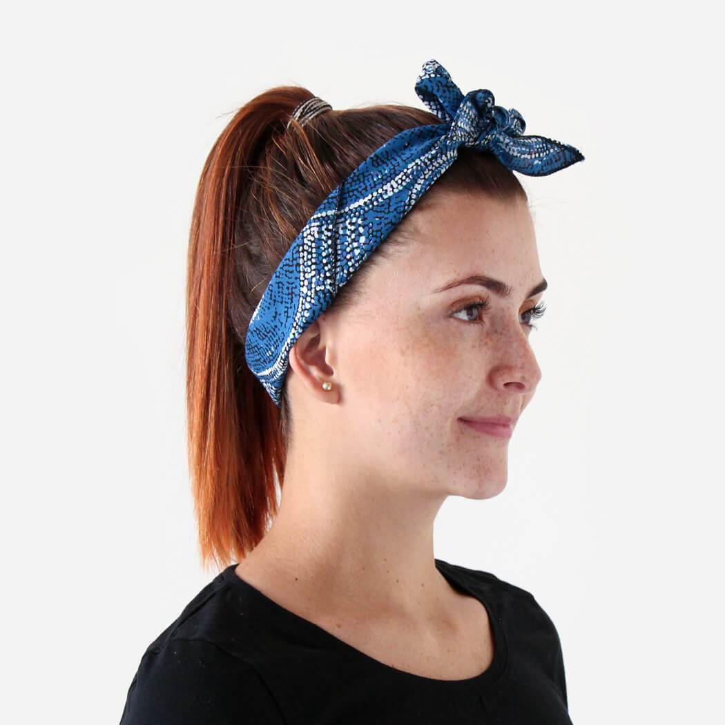 Bandana Sabrina Robertson Blue