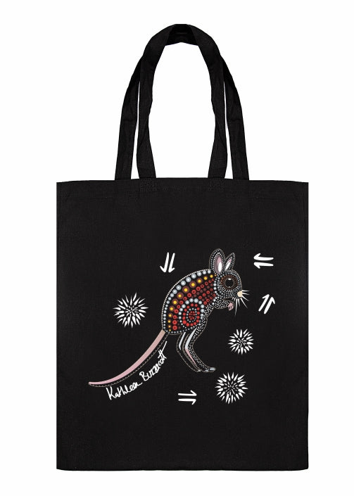 Shopping Tote Bag - Spinifex Hopping Mouse By Kathleen Buzzacott