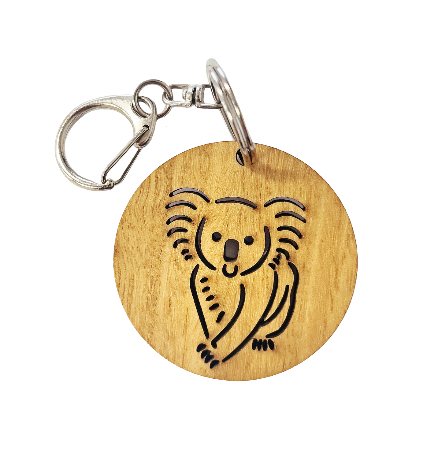 Koala Wooden Keyring Buddy With Chain