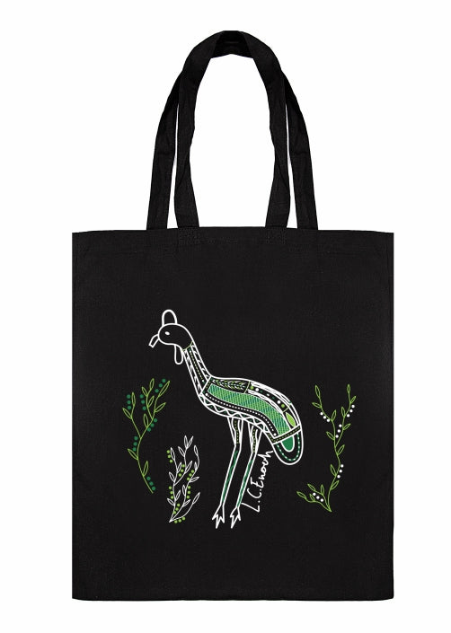 Shopping Tote Bag - Cassowary By Louis Enoch - Fair Dinkum Gifts