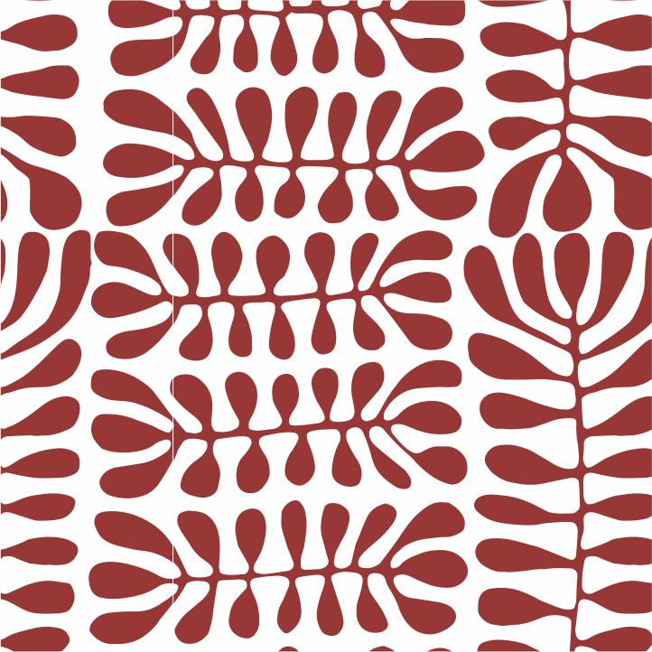 Napkin Mitjili Napurrula Burgundy | Set of 4