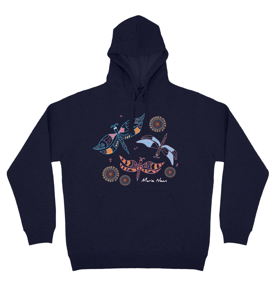 Adults Cozy Hoodie - Monya Bunguns (Beautiful Wings) By Marie Nean