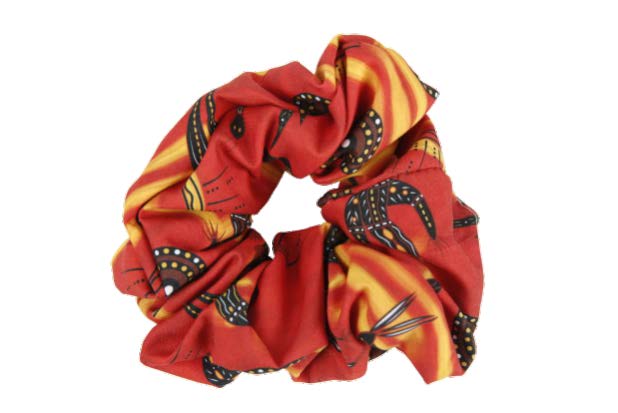 Aboriginal Scrunchie - Meeting Place Fire