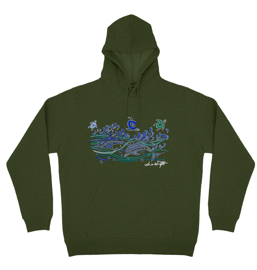 Adults Cozy Hoodie - Ocean Dreams By Nina Wright