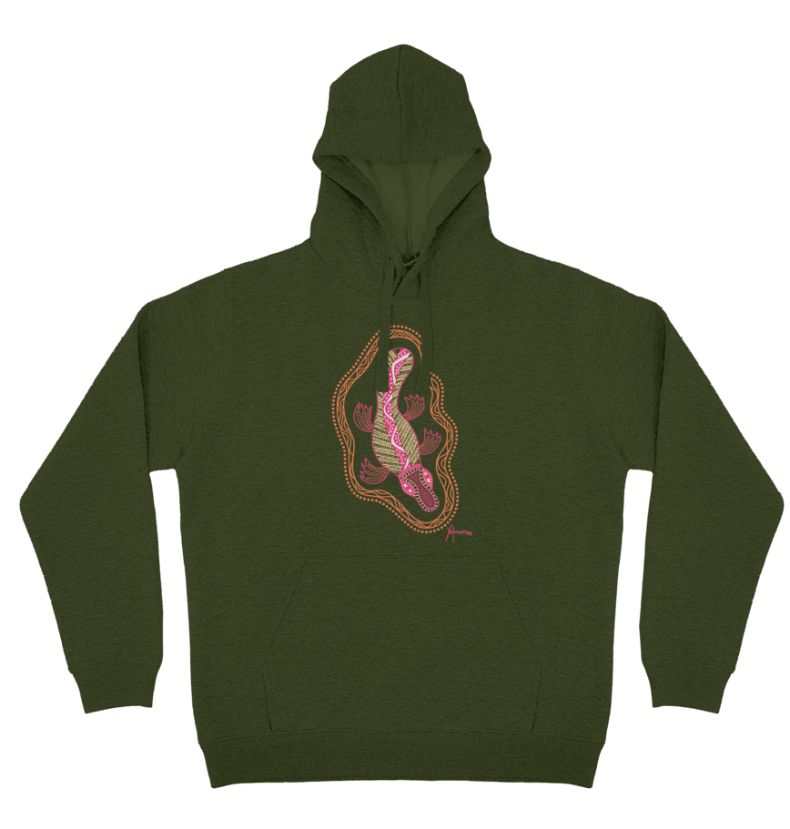 Adults Cozy Hoodie - Platypus By Debbie Scott