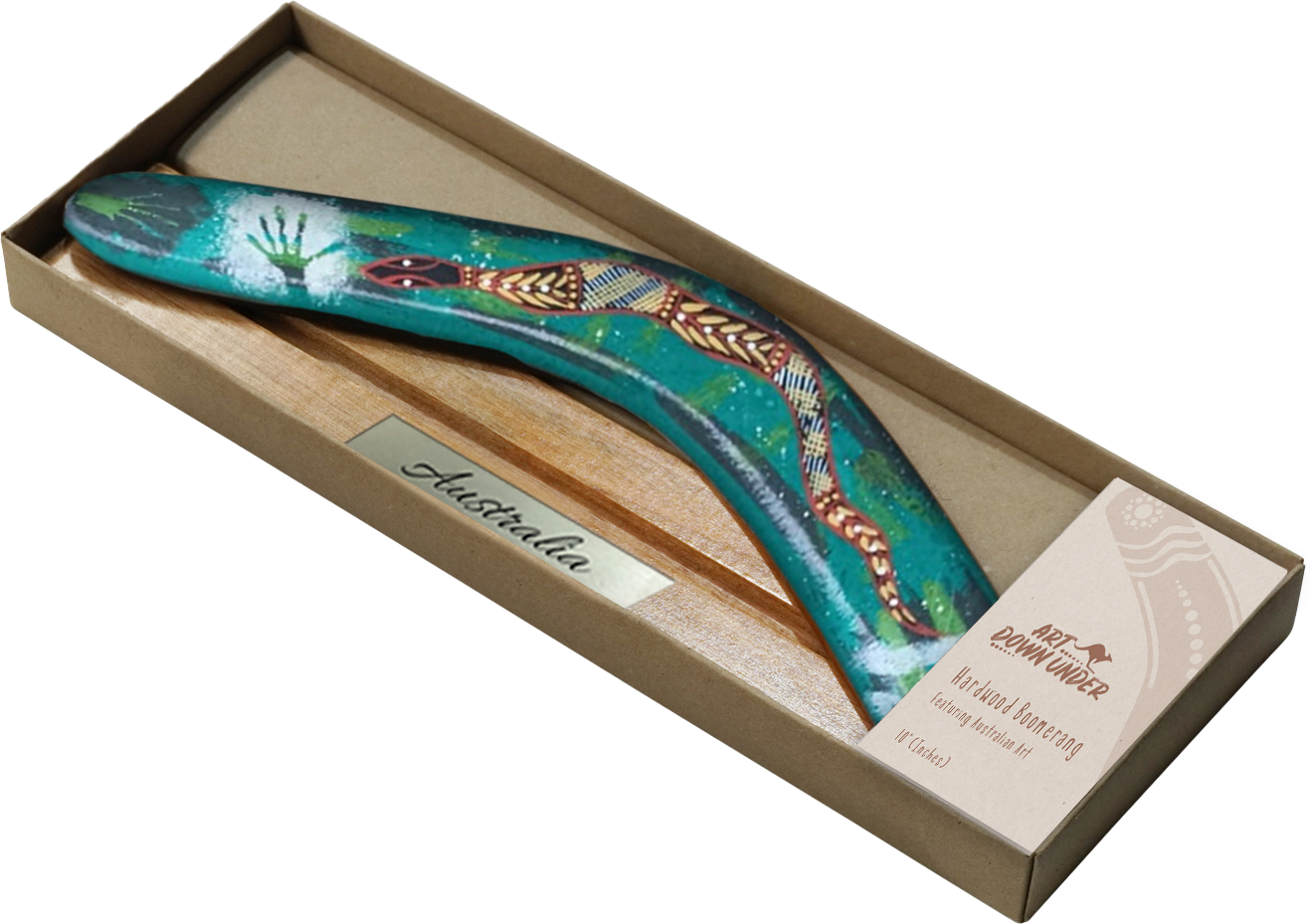 Personalised Boomerang - Snake - Fair Dinkum Gifts