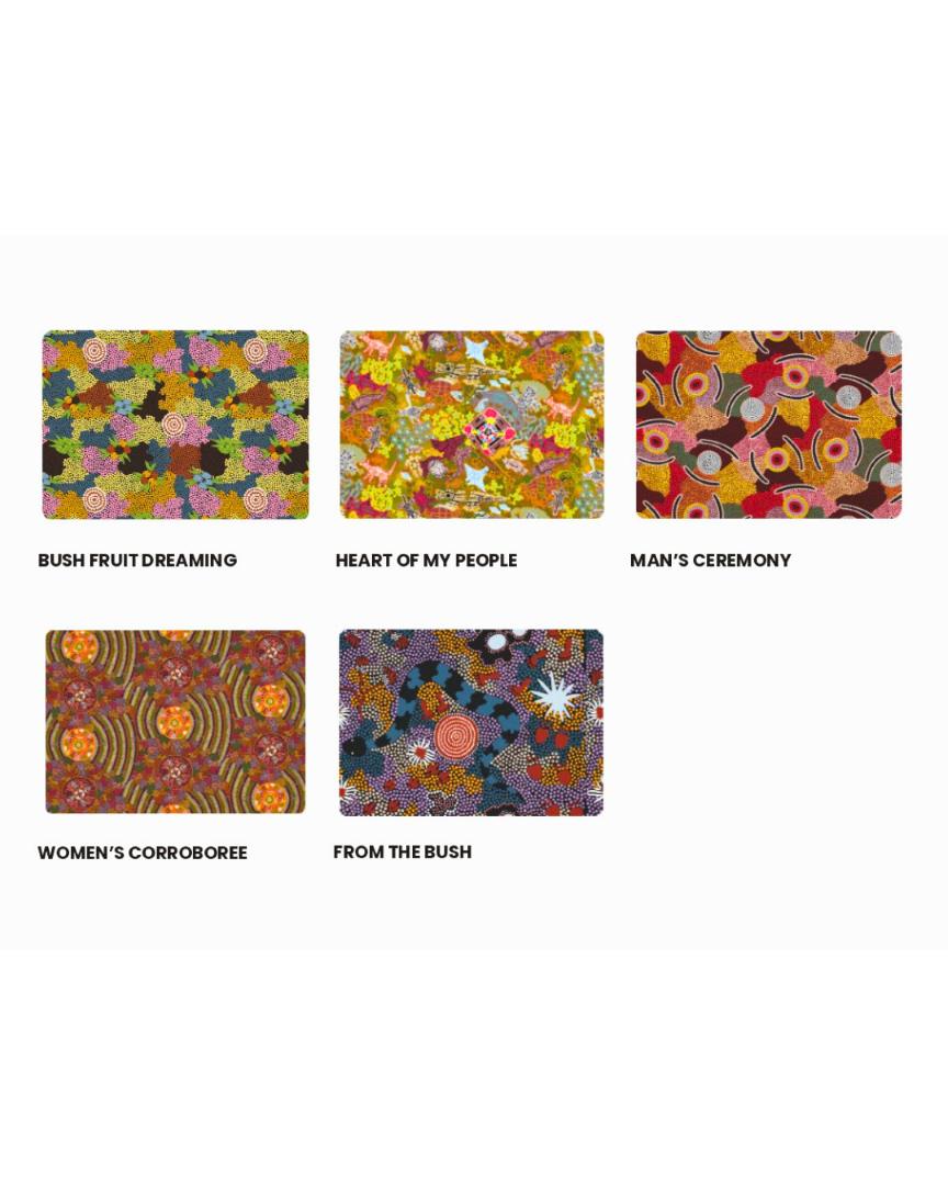 Art Downunder Fabric Placemats with Aboriginal Designs