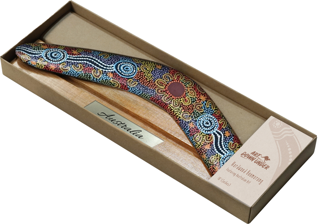 Personalised Boomerang - Women Gathering At Waterholes - Fair Dinkum Gifts