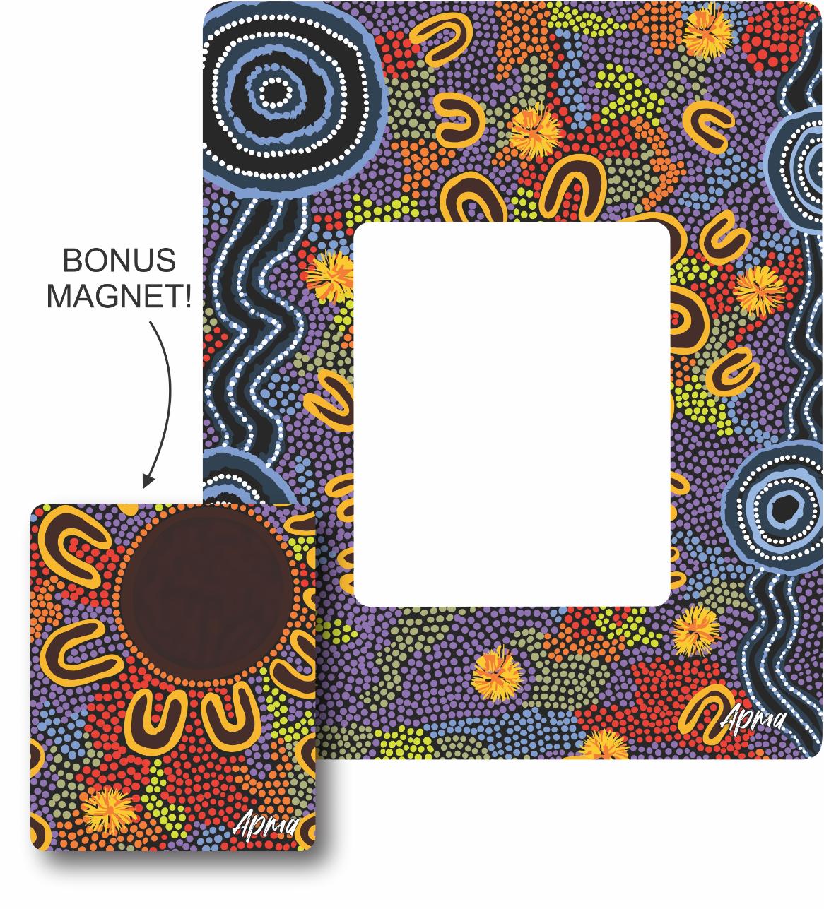 Photo Frame Magnet - Women Gathering At Waterholes