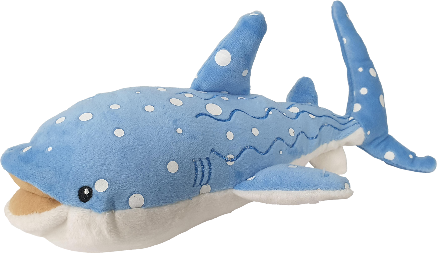 Wayne Light Blue Whale Shark Plush Toy 30cm - fair-dinkum-gifts
