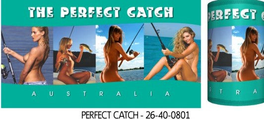 The Perfect Catch Fishing Sexy Babes Stubby Holder Drink Cooler Holder - fair-dinkum-gifts