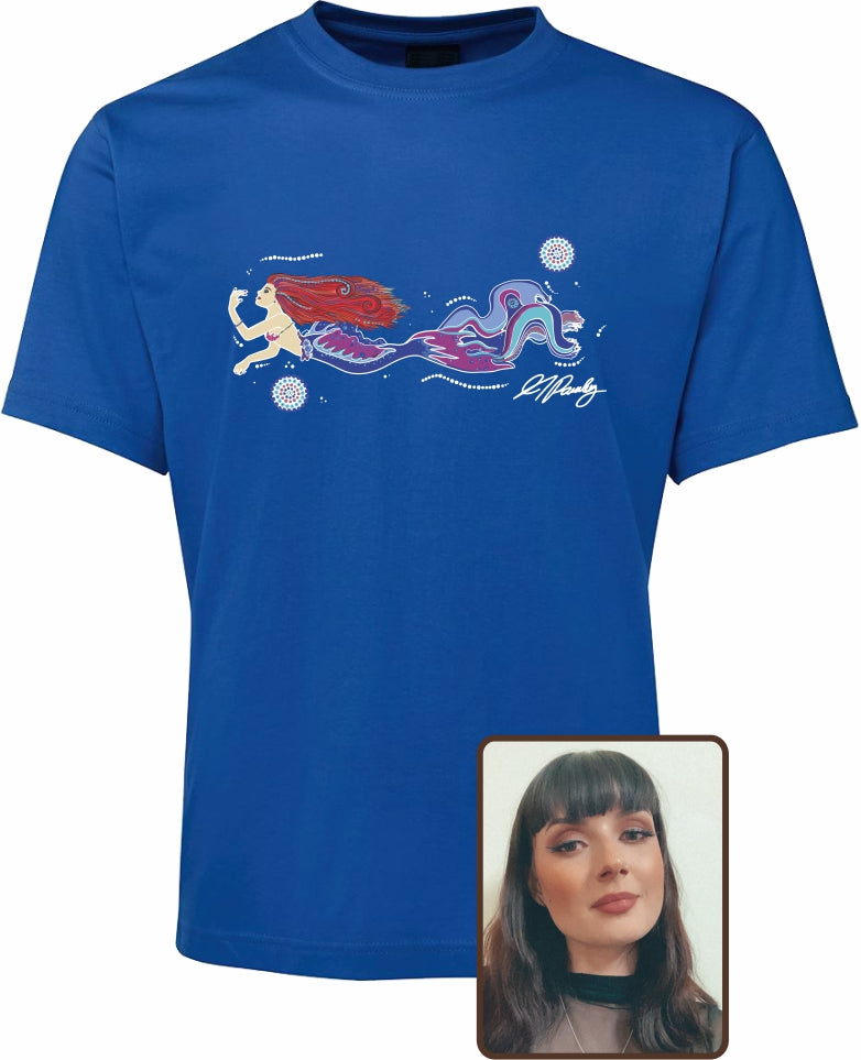 T Shirt ADULT Regular Fit - Alisha Pawley, Mermaid Design