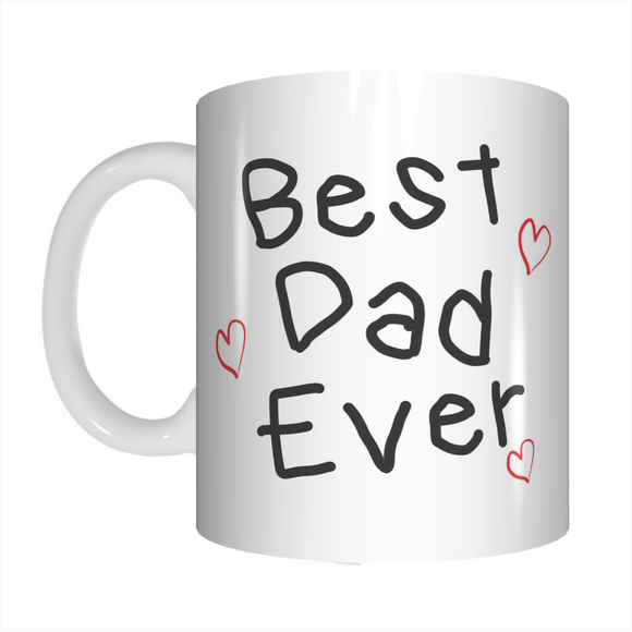 Best Dad Ever Handwritten Coffee Mug Gift For Dads On Father's Day FDG07-92-26029 - fair-dinkum-gifts