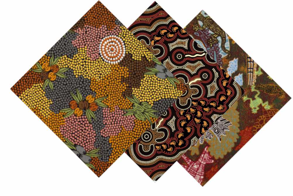 Gift Set of 3 Aboriginal Handkerchiefs - Original Designs