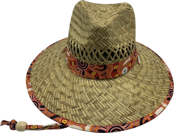 Bulurru Wide Brim Straw Hats - 4 designs to choose from