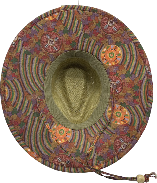 Art Down Under Aboriginal Wide Brim Straw Hats