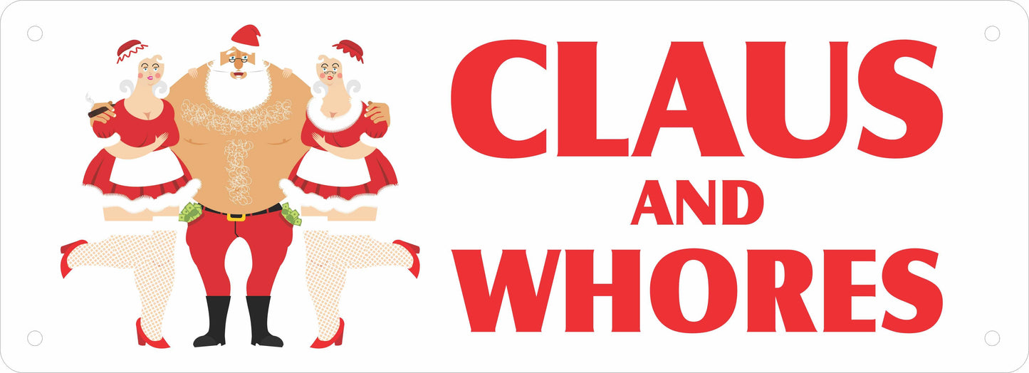 Number Plate - Claus and Whores