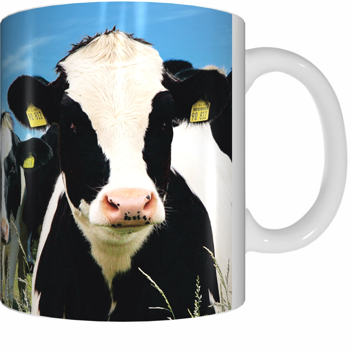 COWS Mug Cup 300ml Gift Aussie Australia Animal Dairy Land Cow Farmers - fair-dinkum-gifts