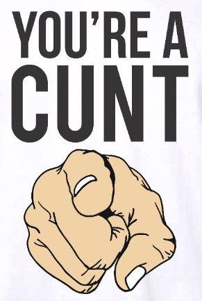 QR CODE Stickers You're A Cunt CRU18-23R-12147