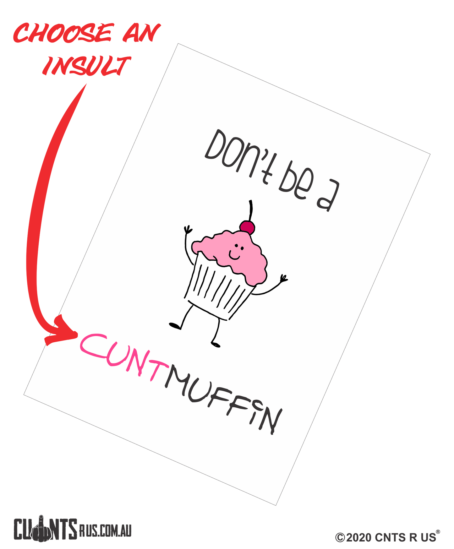 Don't Be A Cuntmuffin Cotton Teatowel CRU03-03-14002 - Fair Dinkum Gifts