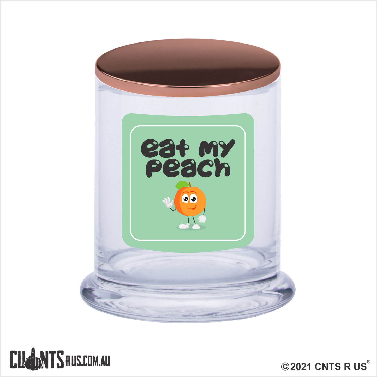 Eat My Peach Scented Candle