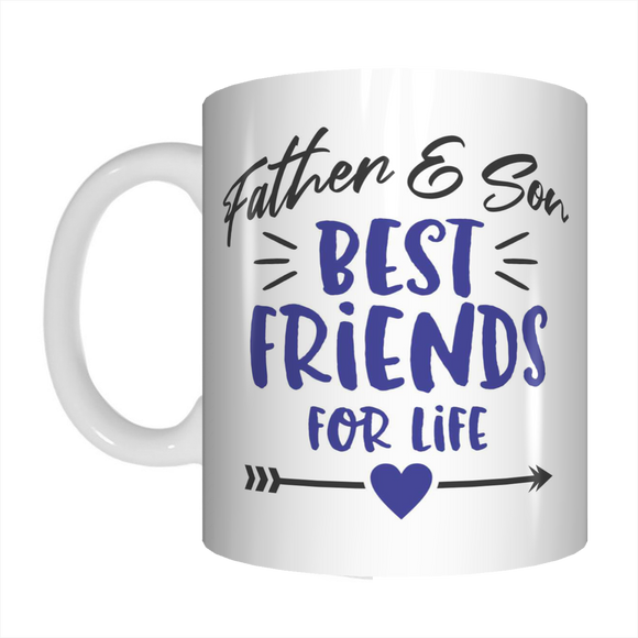 Father And Son Best Friends For Life Coffee Mug Gift For Dads On Father's Day FDG07-92-26023 - fair-dinkum-gifts