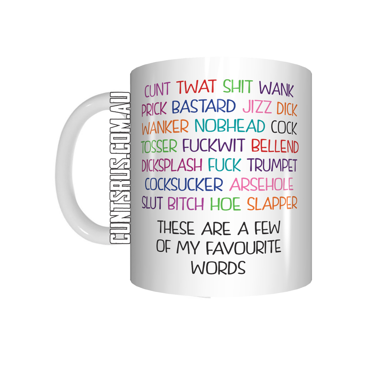 Favourite Words Swear Words Coffee Mug Gift CRU07-92-8230