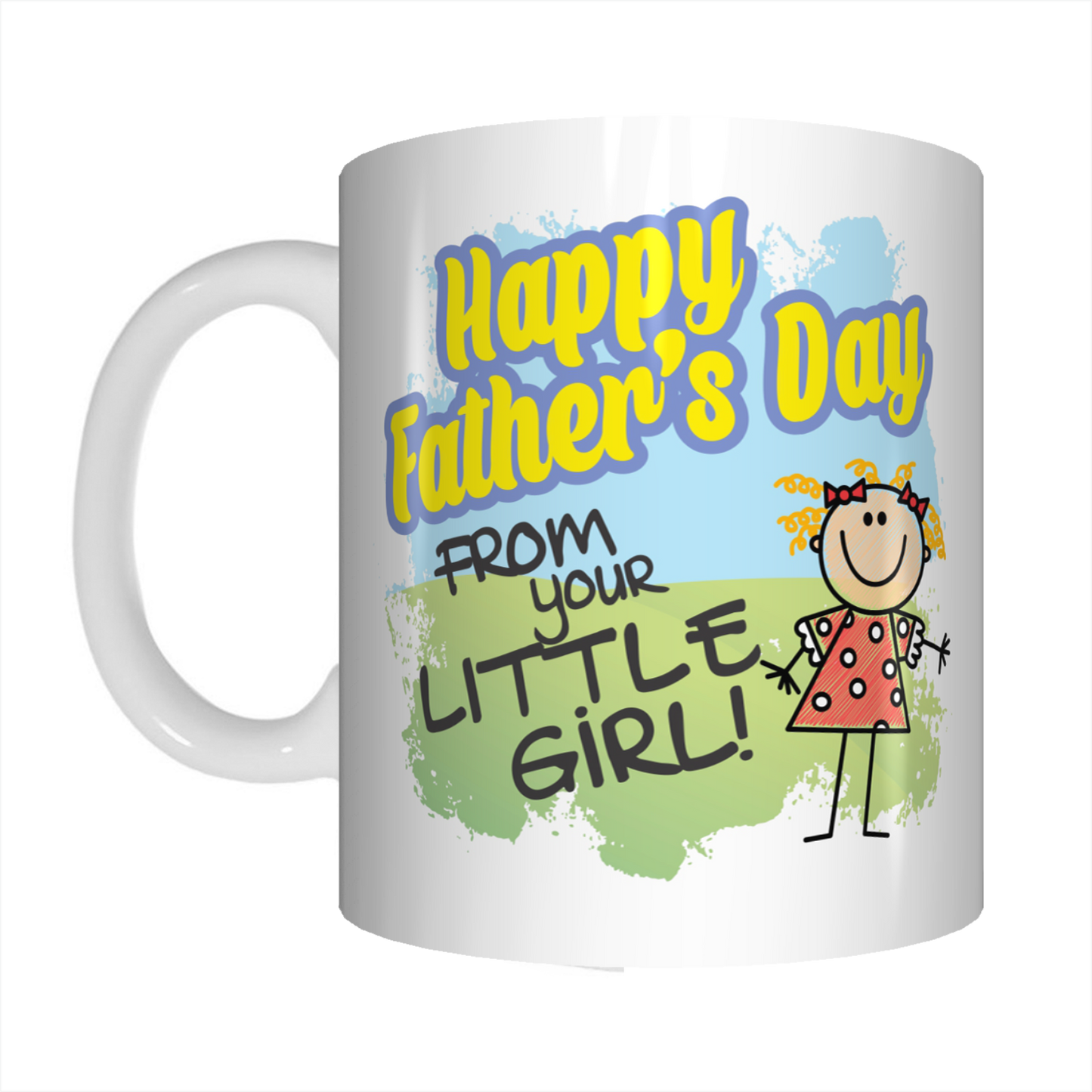Happy Father's Day From Your Little Girl Coffee Mug Gift For Dads FDG07-92-26034 - fair-dinkum-gifts