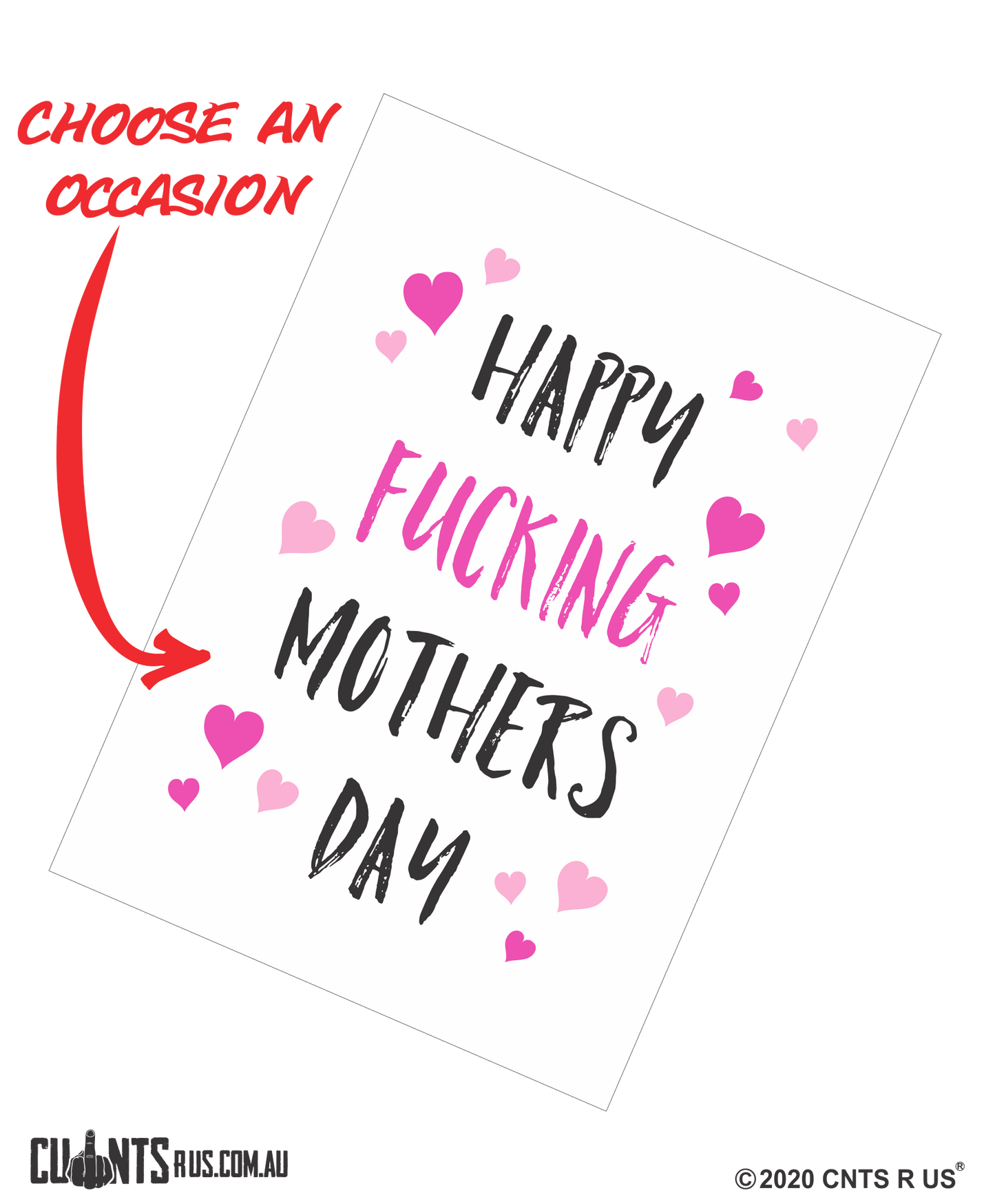 Happy Fucking Mother's Day Cotton Teatowel CRU03-03-14011 - Fair Dinkum Gifts