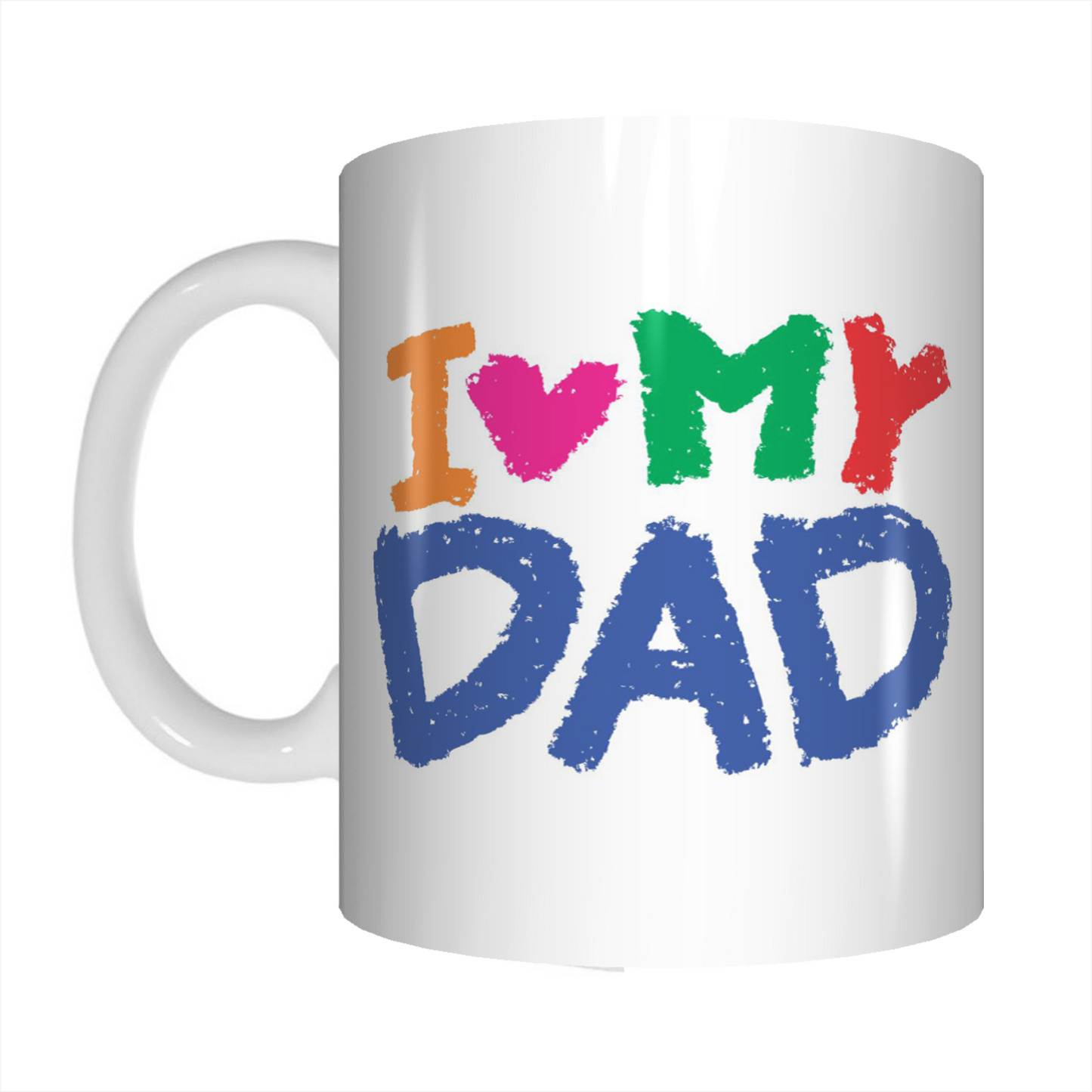 I Love Heart My Dad Coffee Mug Gift For Father's Day For Kids FDG07-92-26036 - fair-dinkum-gifts