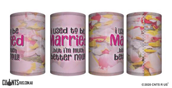 I Used To Be Married Stubby Holder CRU26-40-12143 - fair-dinkum-gifts