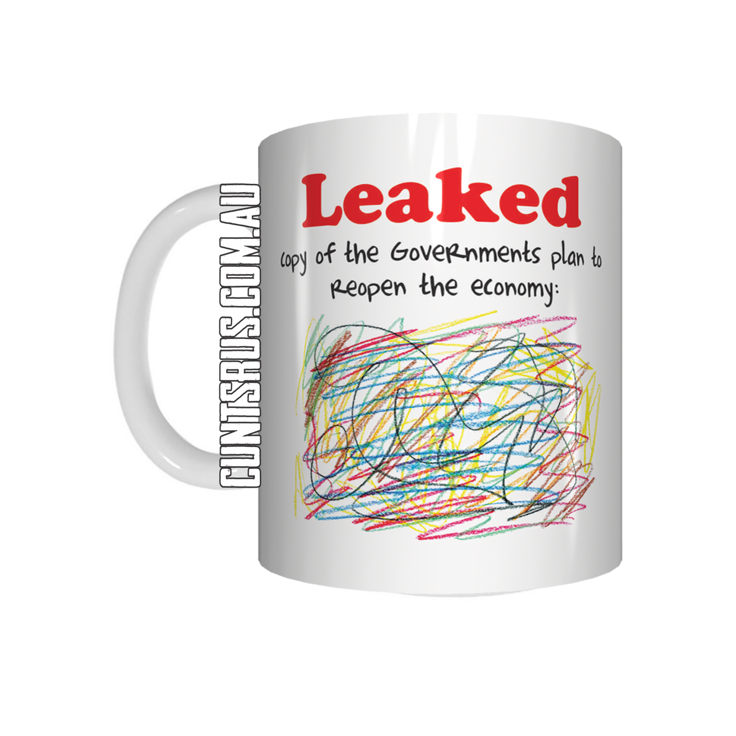 Leaked! The Governments Plan To Reopen The Economy Coffee Mug CRU07-92-12129