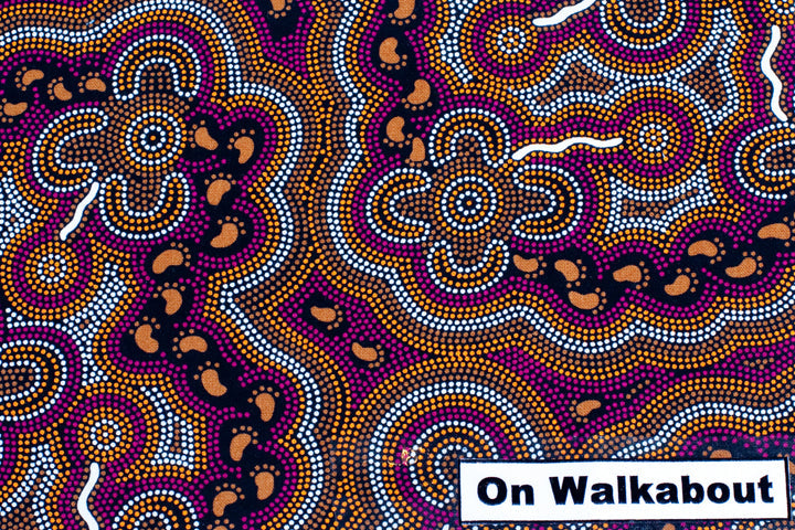 On Walkabout Wine Scarf Long