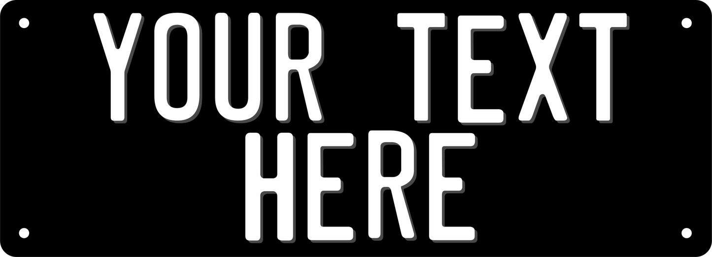 PERSONALISED Number Plate