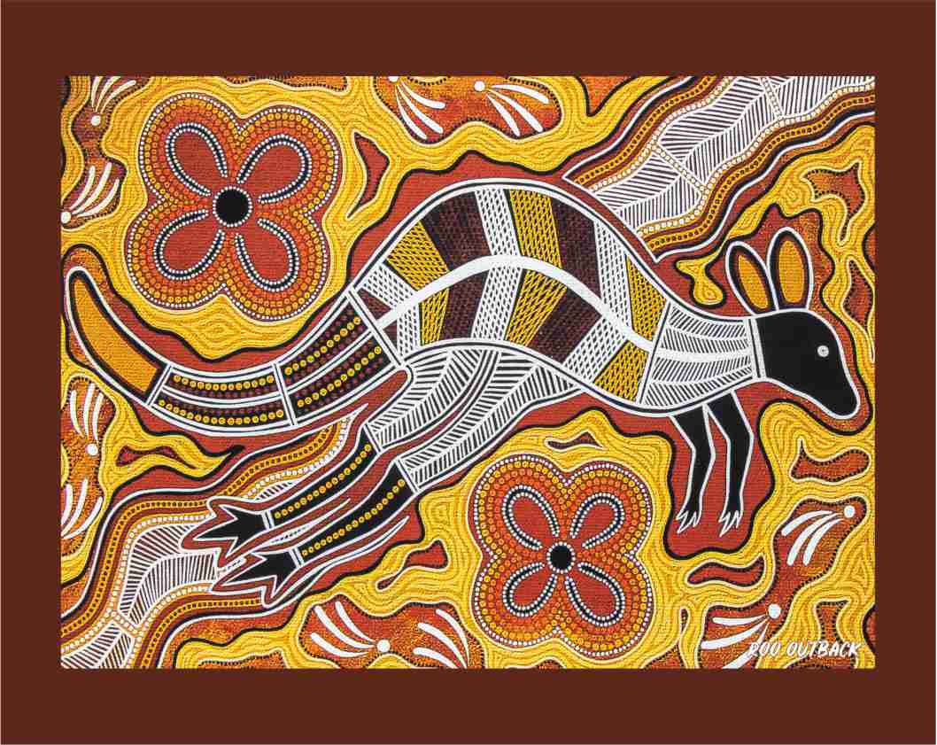 Canvas Art Print - Roo Outback