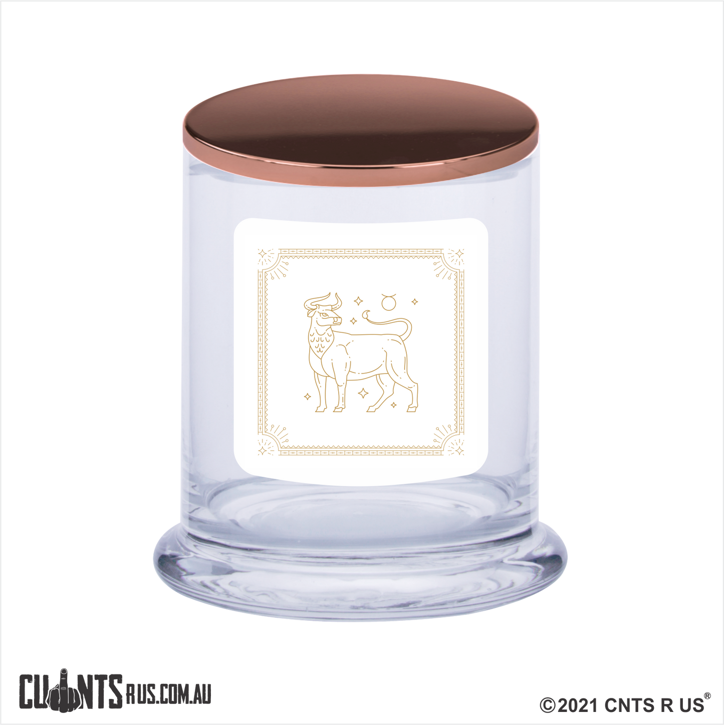Star Sign Scented Soy Candle - Taurus The Bull