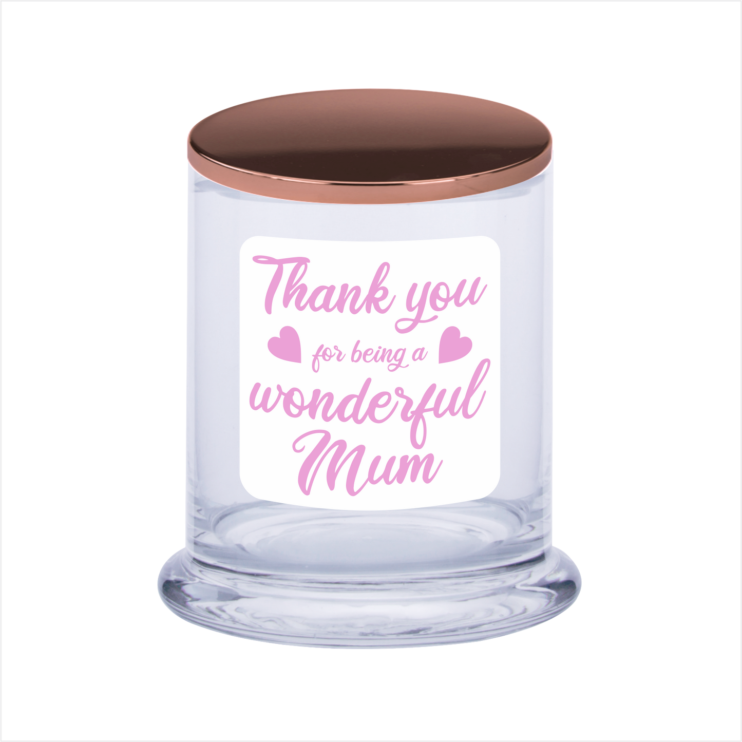 Thank You For Being A Wonderful Mum Soy Scented Candle Gift For Mother's Day - fair-dinkum-gifts