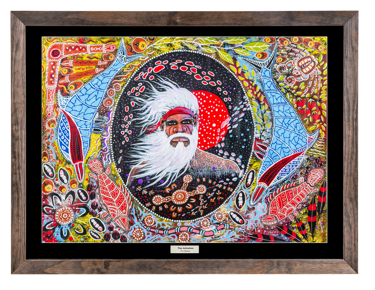 Bulurru Aboriginal Art Canvas Print Unstretched - The Initiation By Daniel Goodwin Tjinta Tjinta