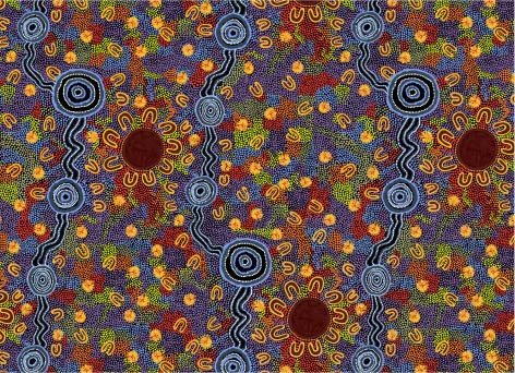 Fabric Placemats with Aboriginal Designs