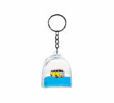 Oily Tower Key Rings Aussie Gifts Souvenirs Coloured Liquid with Animal Floater Keyrings