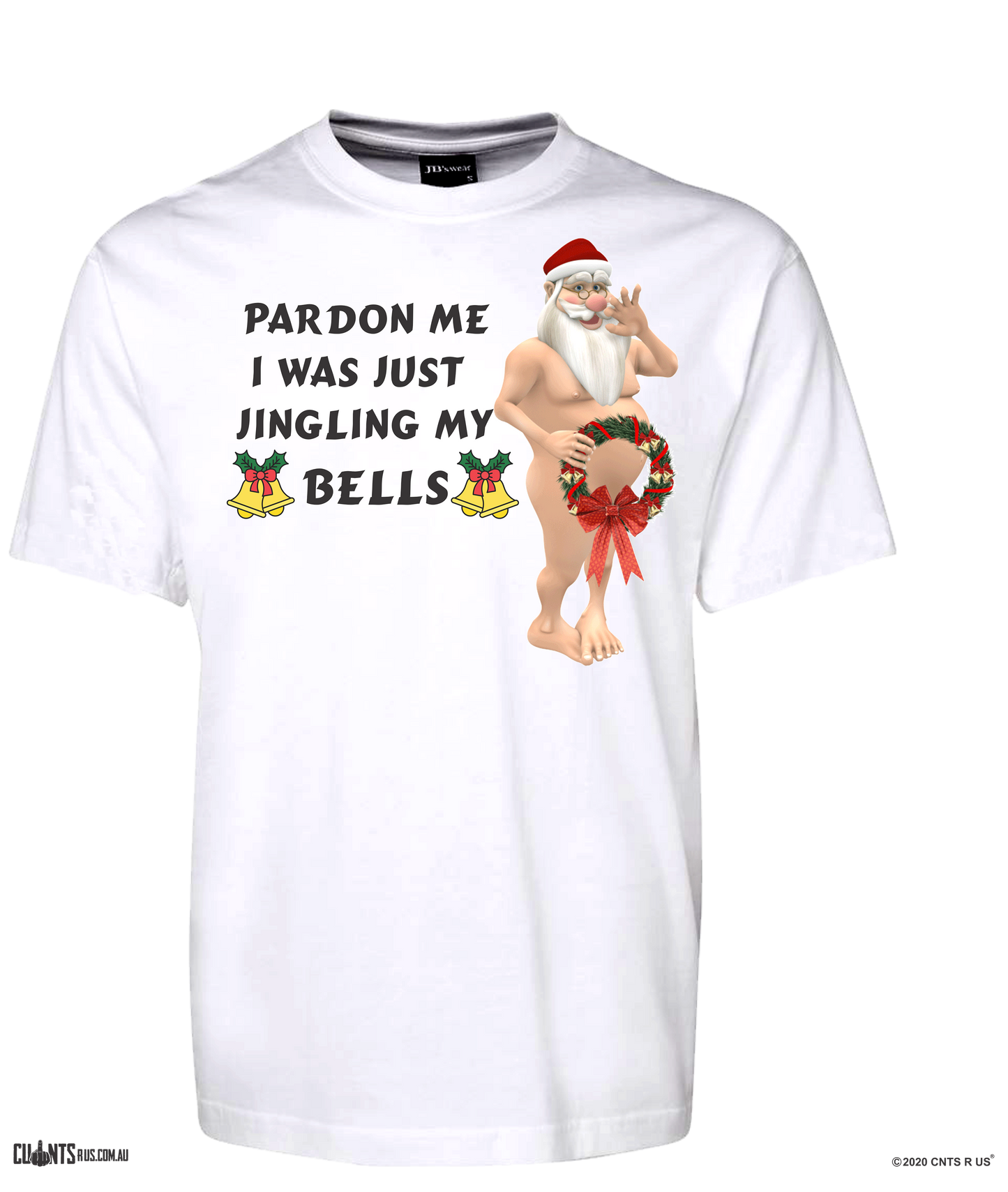 Pardon Me I Was Just Jingling My Bells T-Shirt CRU01-1HT-24036 - fair-dinkum-gifts