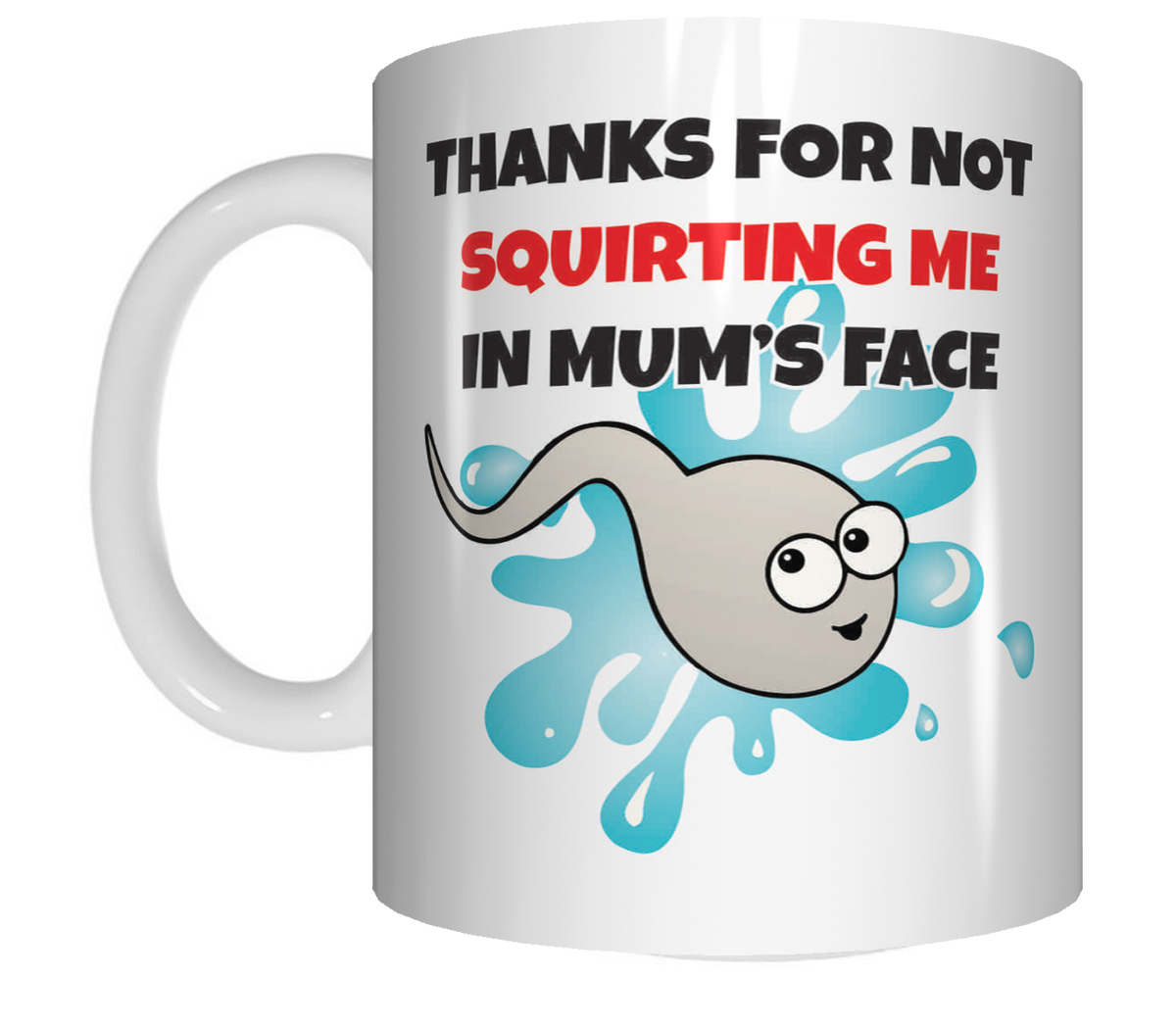 Thanks For Not Squirting Me In Mum's Face Coffee Mug Gift Rude Mug CRU –  Fair Dinkum Gifts